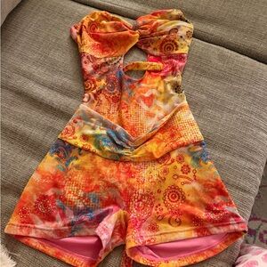 Vibrant Multicolor Mini Dress